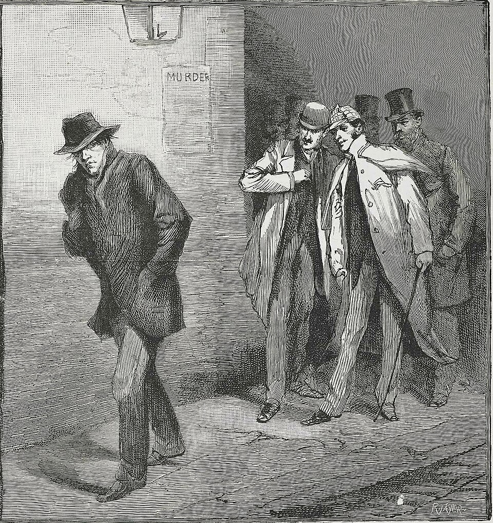 The Infamous Sketch of Jack the Ripper, by R. Taylor. Original Wikimedia Commons file: https://commons.wikimedia.org/wiki/File:JacktheRipper1888.jpg